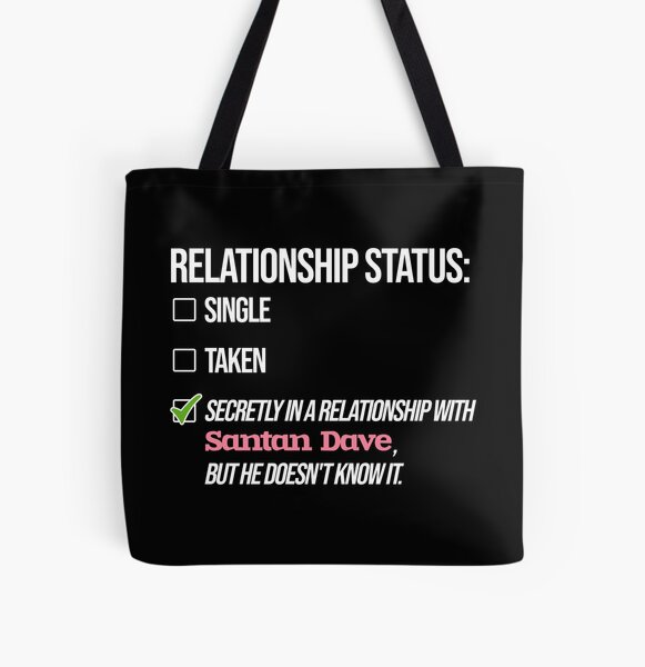 Relationship with Santan Dave All Over Print Tote Bag RB1808 product Offical Santan Dave Merch