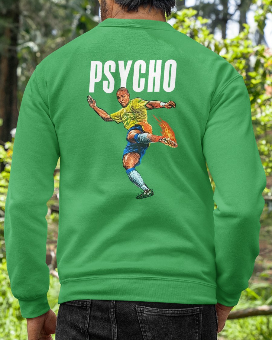 Adriano Psycho Printed Back Pullover Sweatshirt 1 - Santan Dave Store